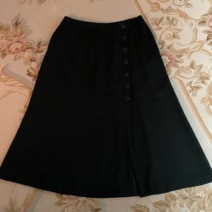 Classic black A-line skirt size 14 by First Issue